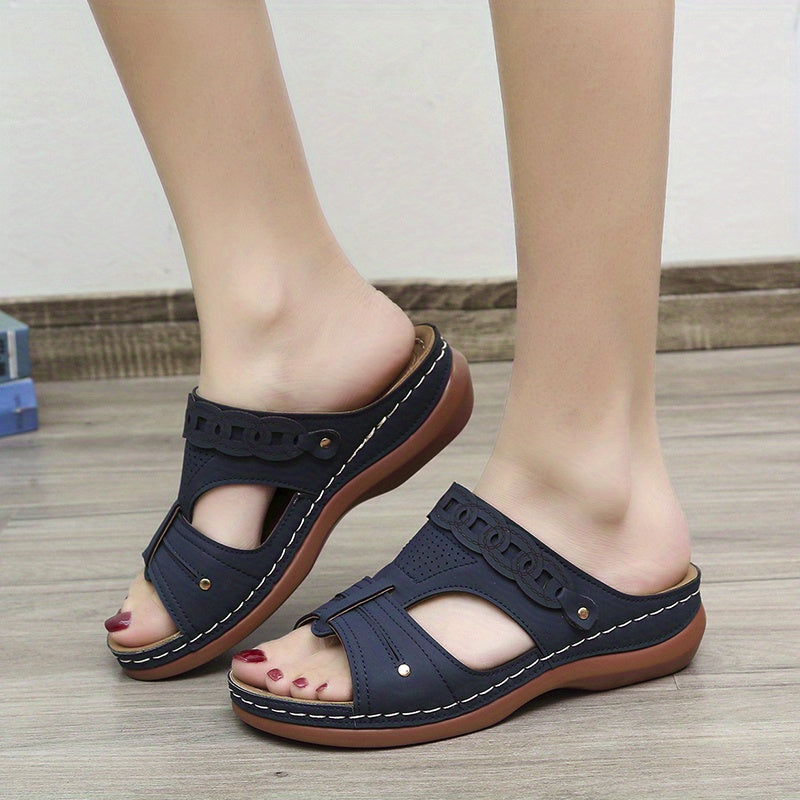 Women Hollow Out Slip On sandals