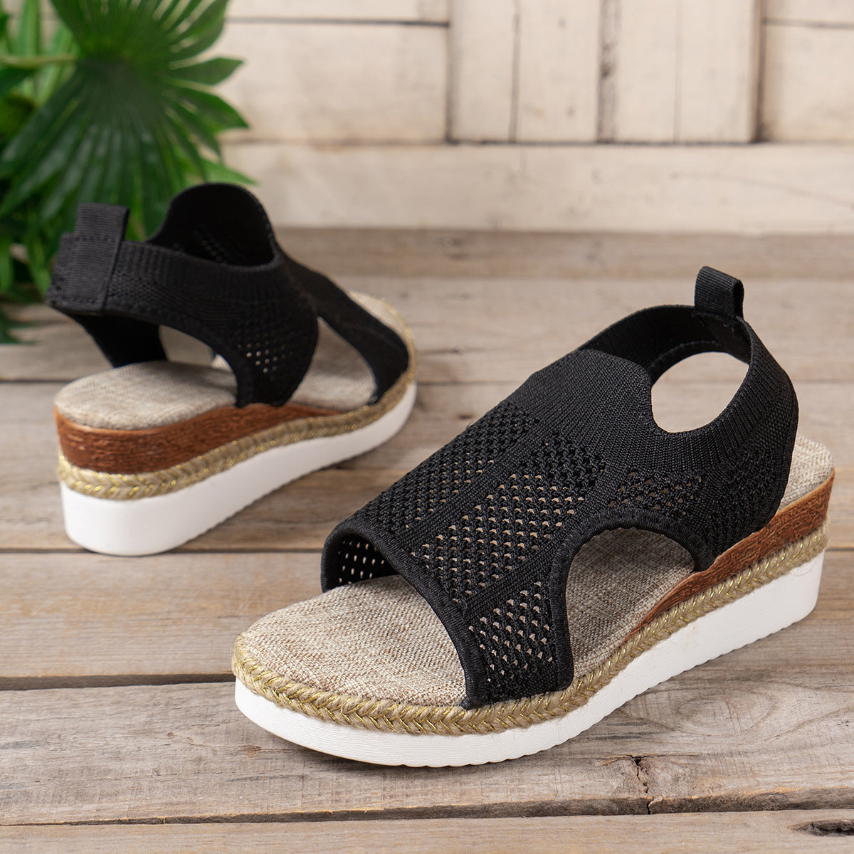 Hollow Wedges Sandals