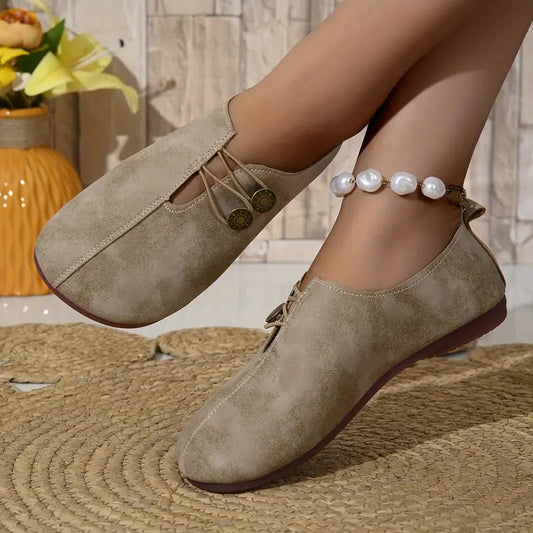 Casual orthopedic tailored Flats