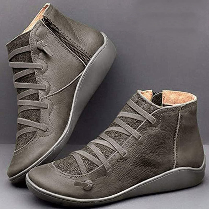 Women Shoes Fashion Leather Ankle Boots