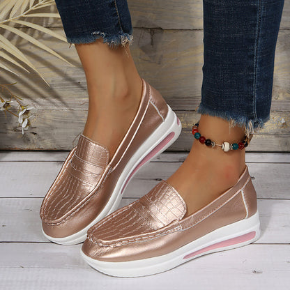 Womens Casual Leather Loafers