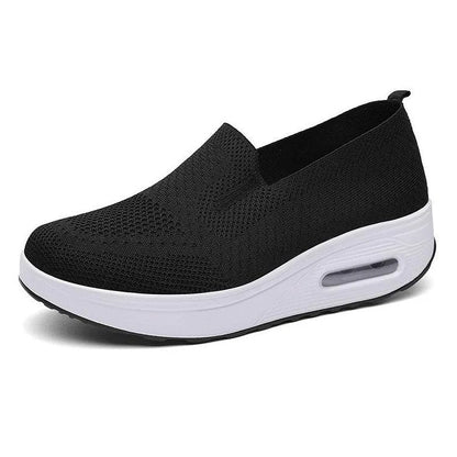 Women's Orthopaedic Sneakers, Cushion Platform Diabetic Walking Shoes Slip On