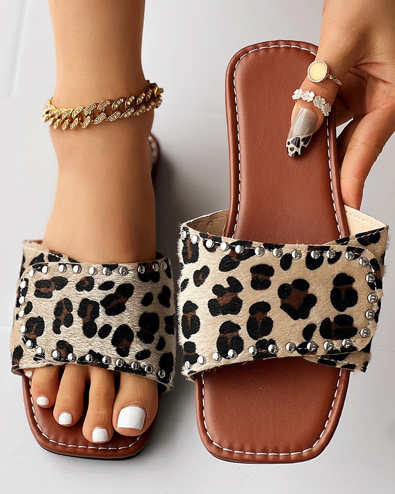 Women's Leopard Print Flats