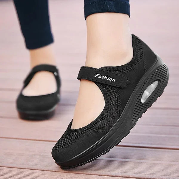 Running Mesh Walking Slip-On Tennis Gym Shoes