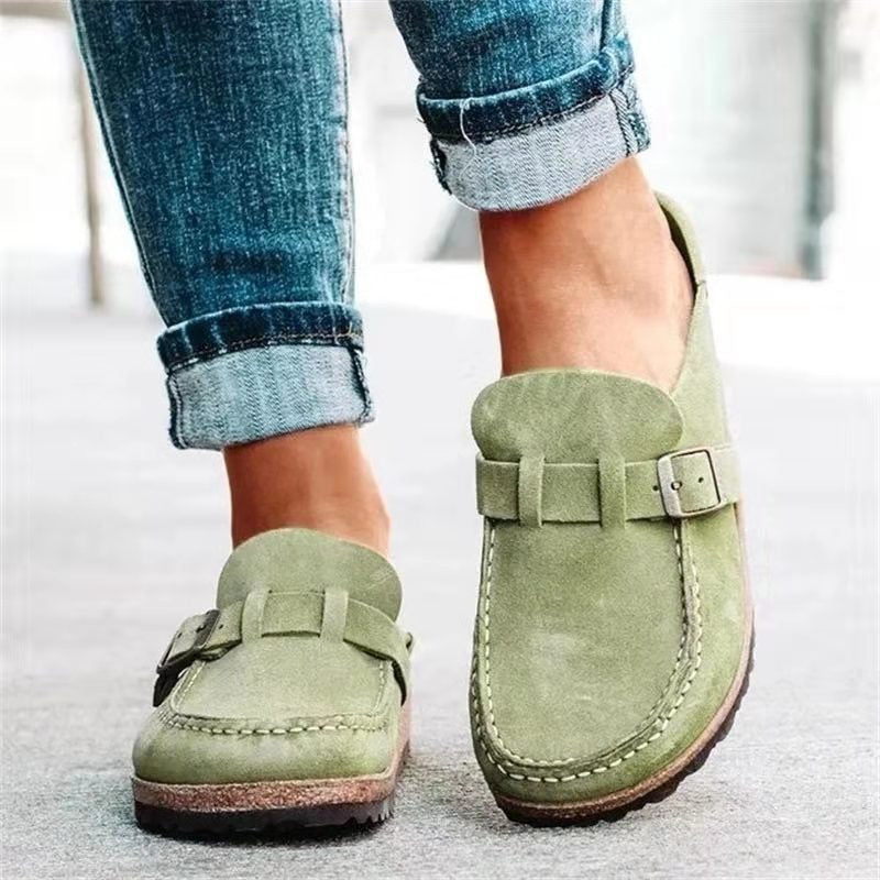 Cross-border new sandals women's closed toe belt