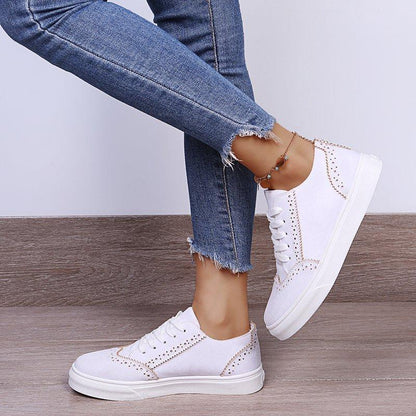 Women's Vulcanized Shoes Thick Casual Sneakers