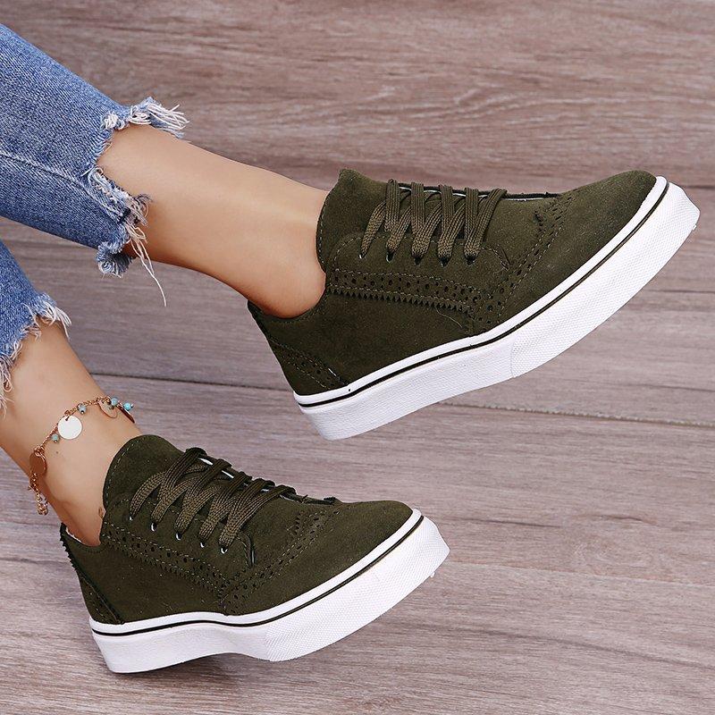 Women's Vulcanized Shoes Thick Casual Sneakers