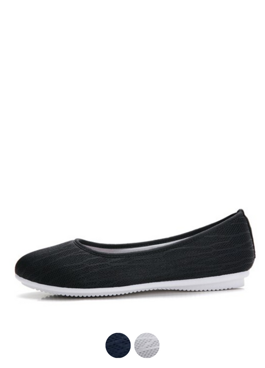 Womens Knitted Flat Shoes