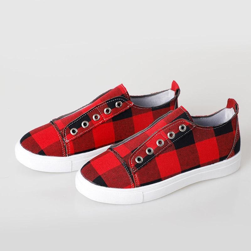 Checkered Women's Play Sneaker