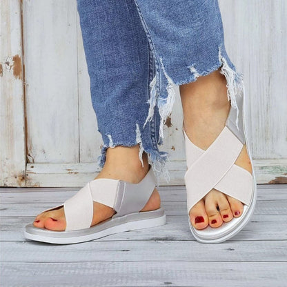 Comfortable minimalist flat sandals