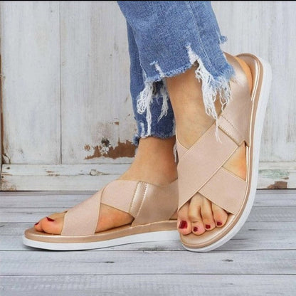 Comfortable minimalist flat sandals