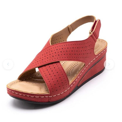 Sandals with open toe orthotics