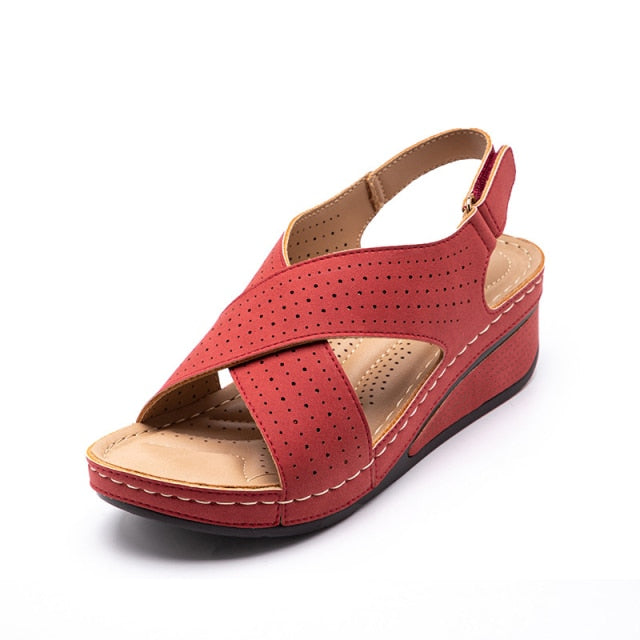 Sandals with open toe orthotics