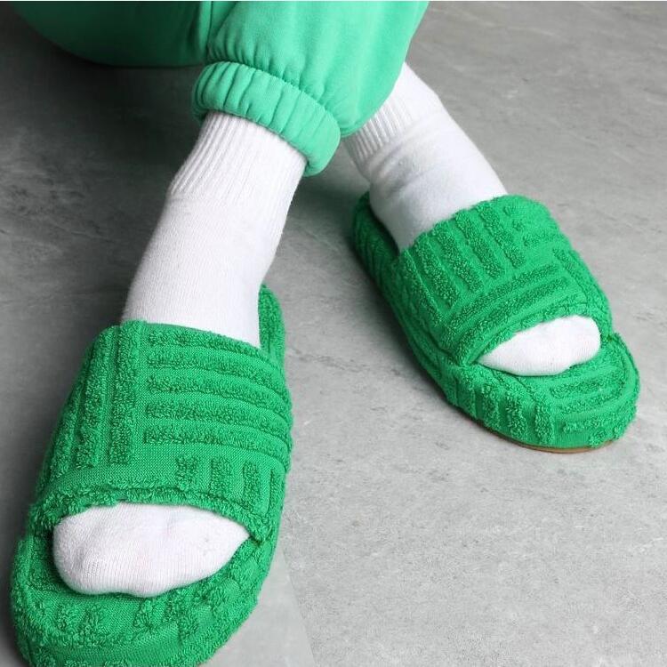 New Fashion Towel Slipper Platform