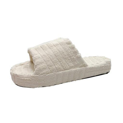 New Fashion Towel Slipper Platform