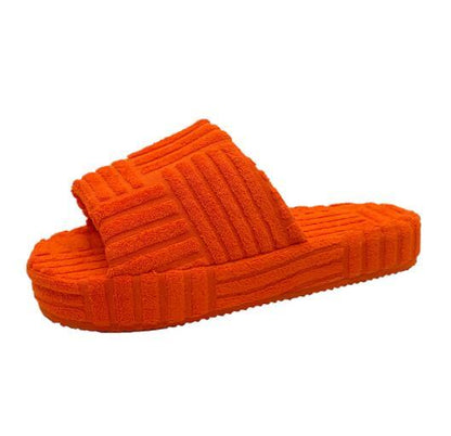 New Fashion Towel Slipper Platform