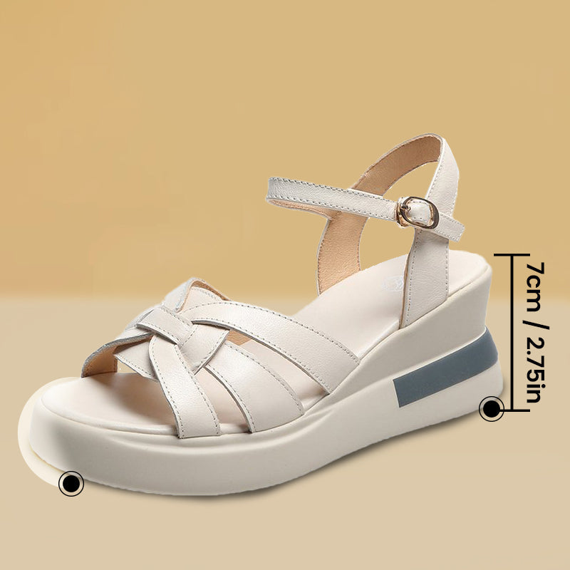 Hollow Buckle Sandals