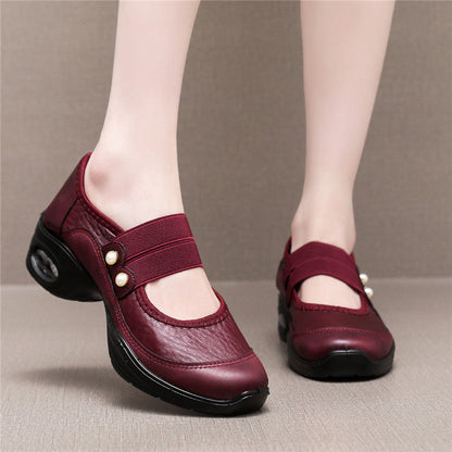 Womens Ankle Strap Wedge Shoes