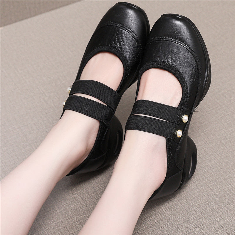 Womens Ankle Strap Wedge Shoes