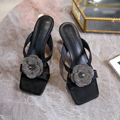 High Heel Platform Flower Shoes