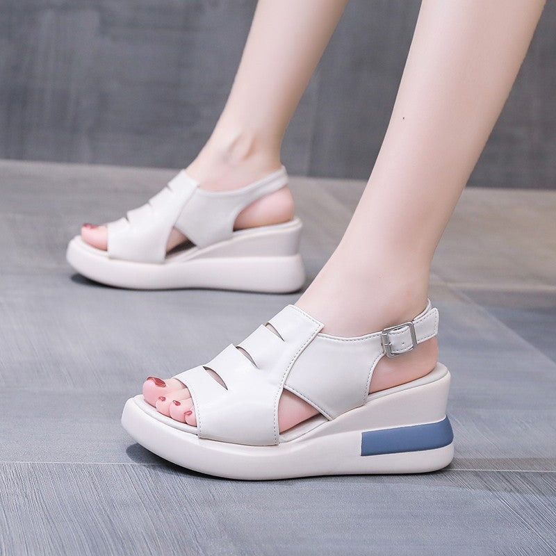 Comfort Wedge Ankle Strap Sandals