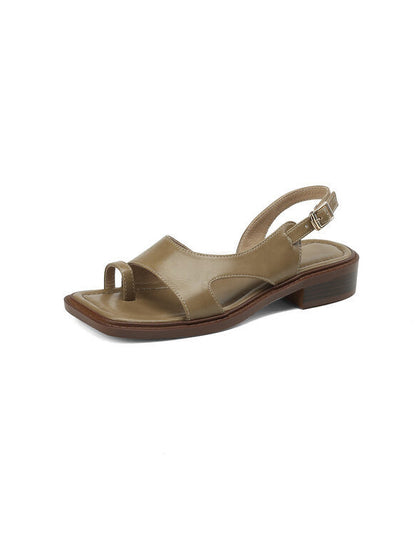 Classic and casual leather sandals