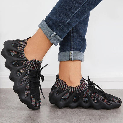 Sneakers Flame Socks Shoes