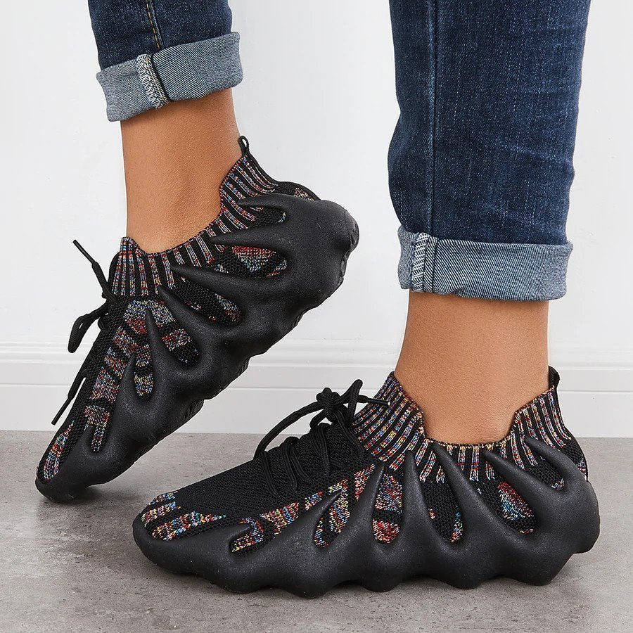 Sneakers Flame Socks Shoes